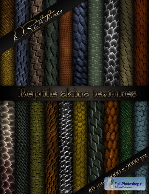 Reptile skins textures