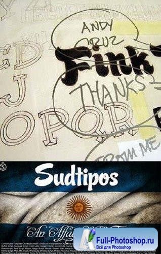 Font collection of Sudtipos,YouWorkForThem
