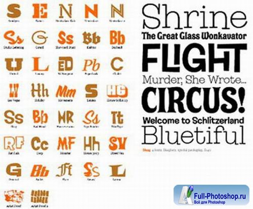 100 House Industries Fonts