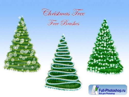 Christmas Tree Free Brushes