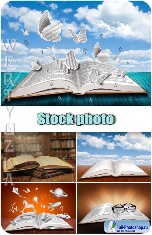   / Creative books - Raster clipart