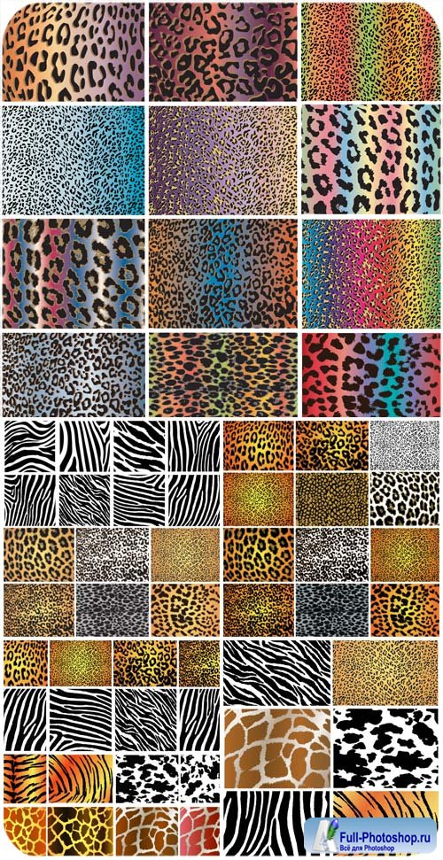     / Leopard texture vector