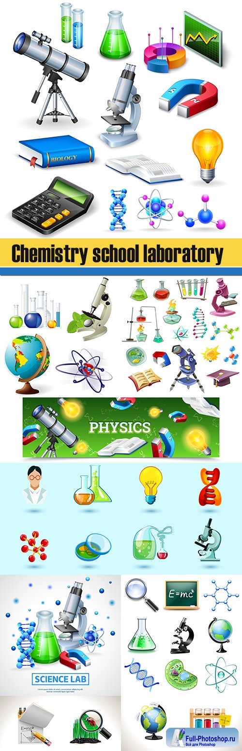 Chemistry school laboratory