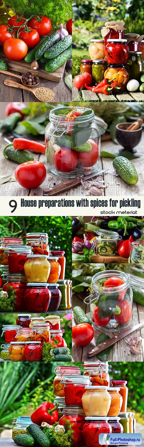 House preparations with spices for pickling