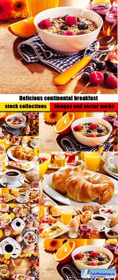 Delicious continental breakfast