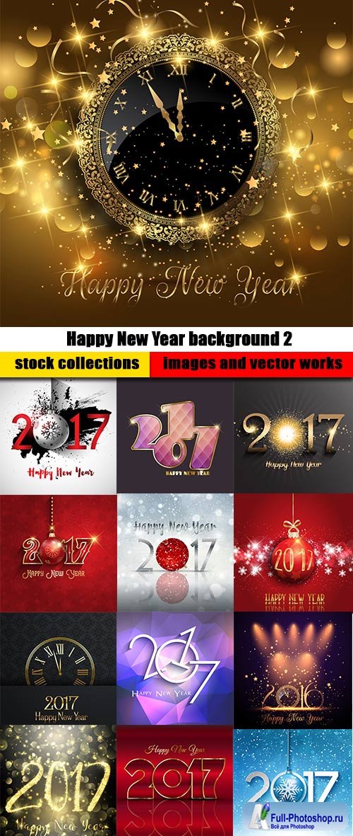 Happy New Year background 2