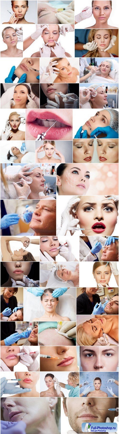 Cosmetology and Botox Injection - Set of 44xUHQ JPEG Professional Stock Images