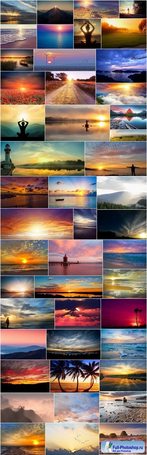 Beautiful sunsets and sunrises - 50xUHQ JPEG