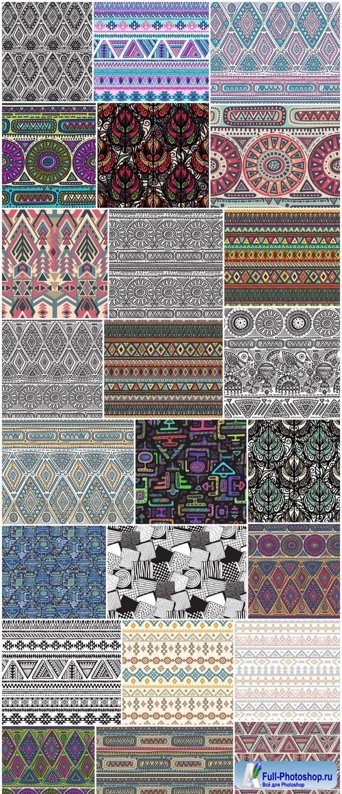 Tribal & Ethnic Ornaments 5 - 24xEPS