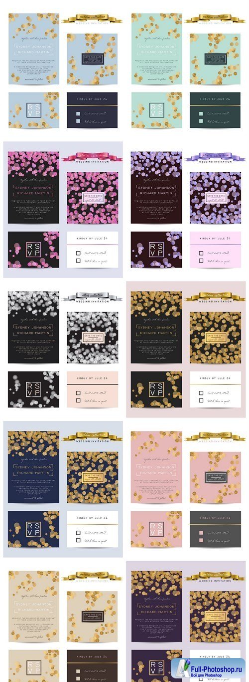 Elegand Wedding Card Set