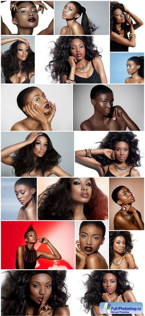 Sexy Black Woman - 20xUHQ JPEG Photo Stock