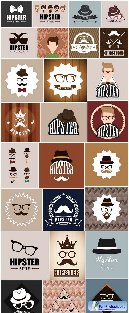 Hipster lifestyle - 26xEPS Vector Stock