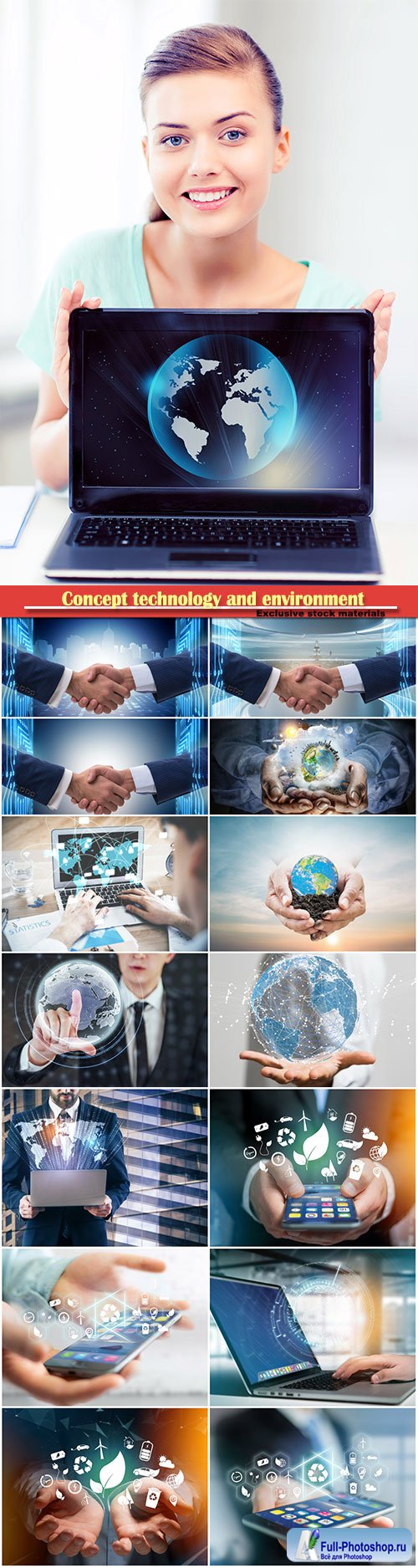 Concept technology and environment, network concept