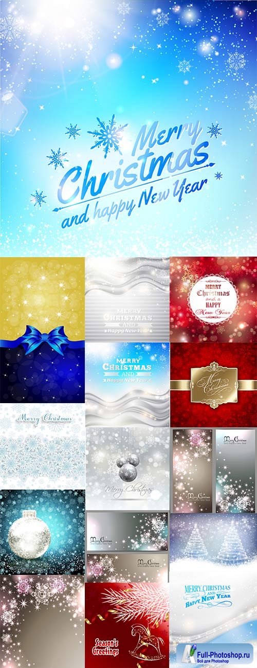 Shining christmas backgrounds