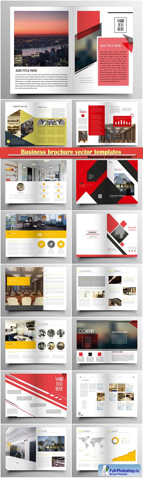 Business brochure vector templates, magazine cover, business mockup, education, presentation, report # 67