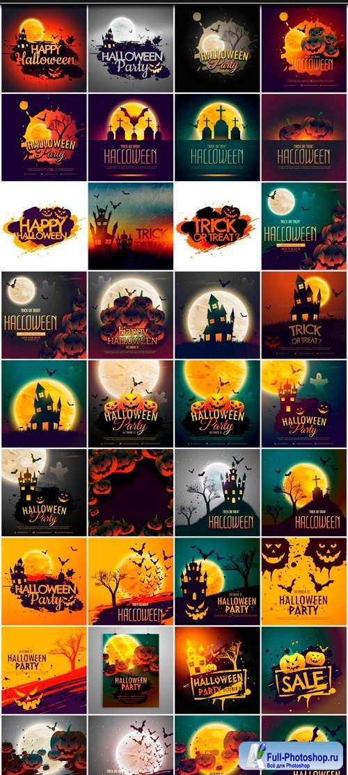 Halloween collection 45 - 36 EPS