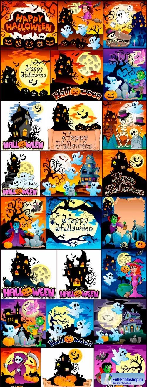 Halloween collection 46 - 24 EPS