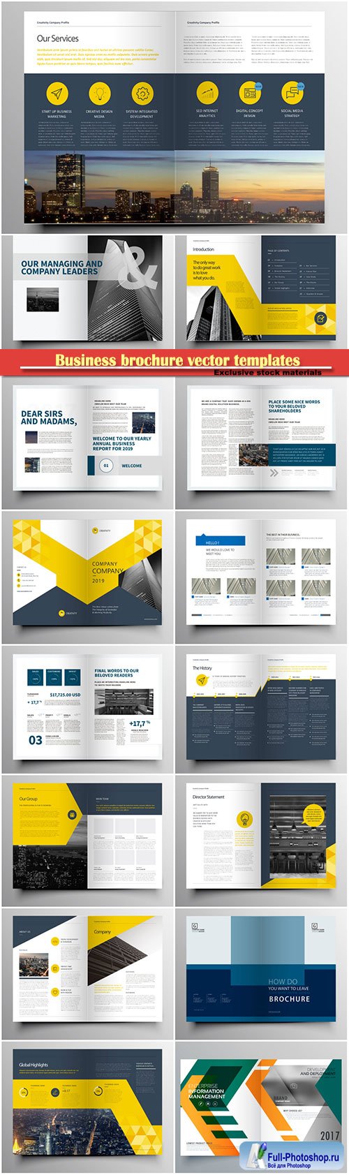 Business brochure vector templates, magazine cover, business mockup, education, presentation, report # 72