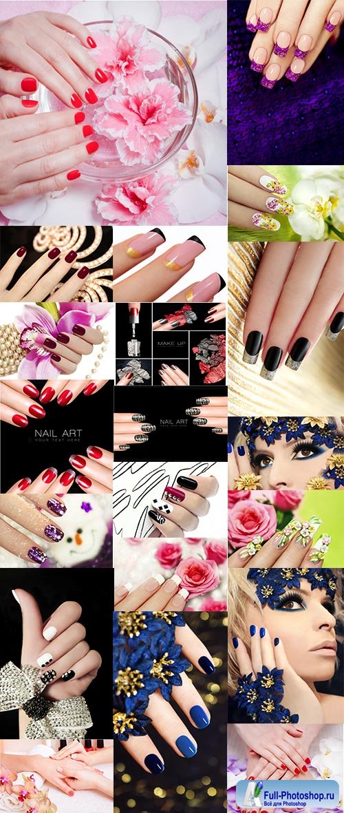 Nail art photo stock