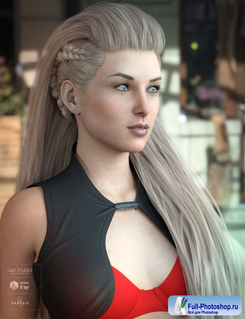 Xelene Hair for Genesis 3 & 8 Female(s)