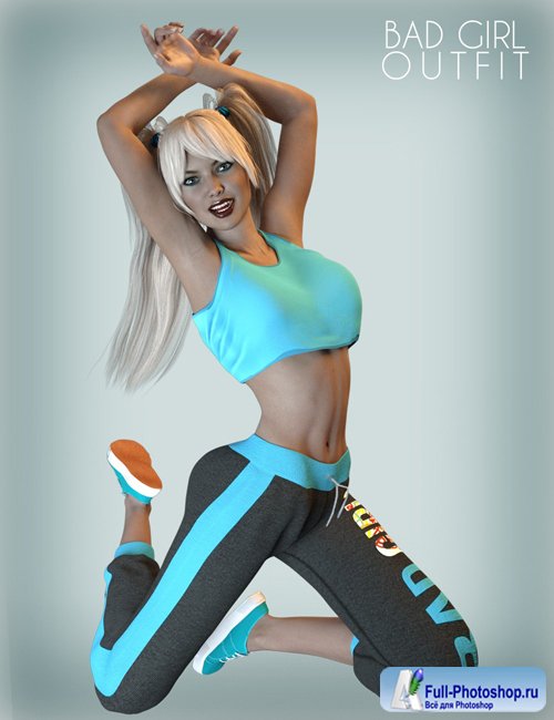 X-Fashion Workout Outfit for Genesis 3 Female(s)