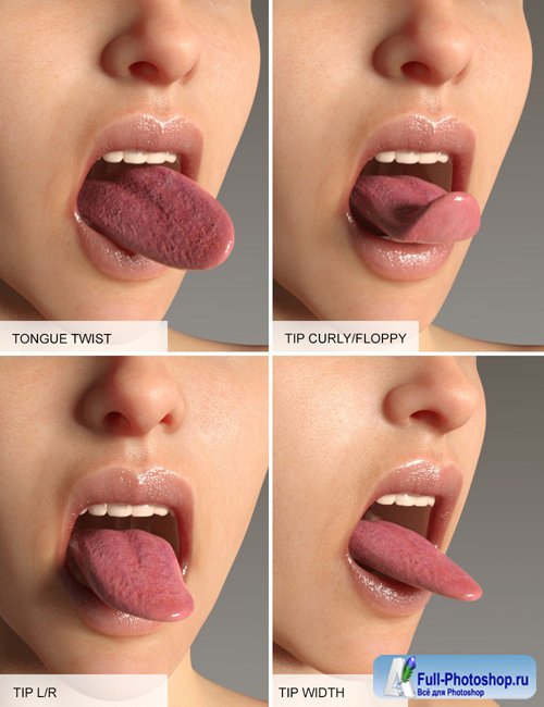 Easy Tongue for Genesis 8 Female(s)