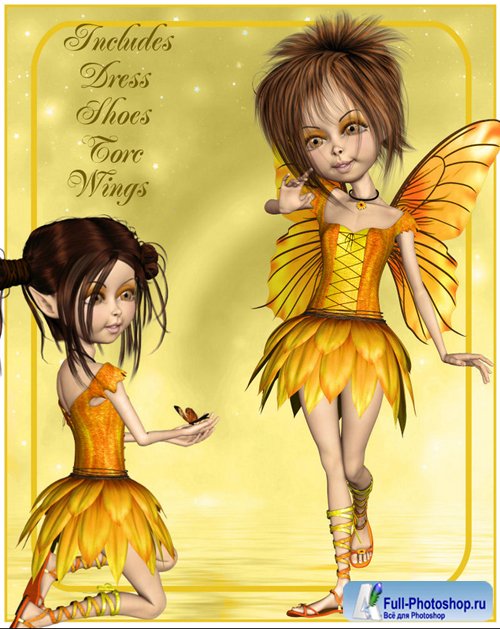 Flora Fairy Outfit for Mavka