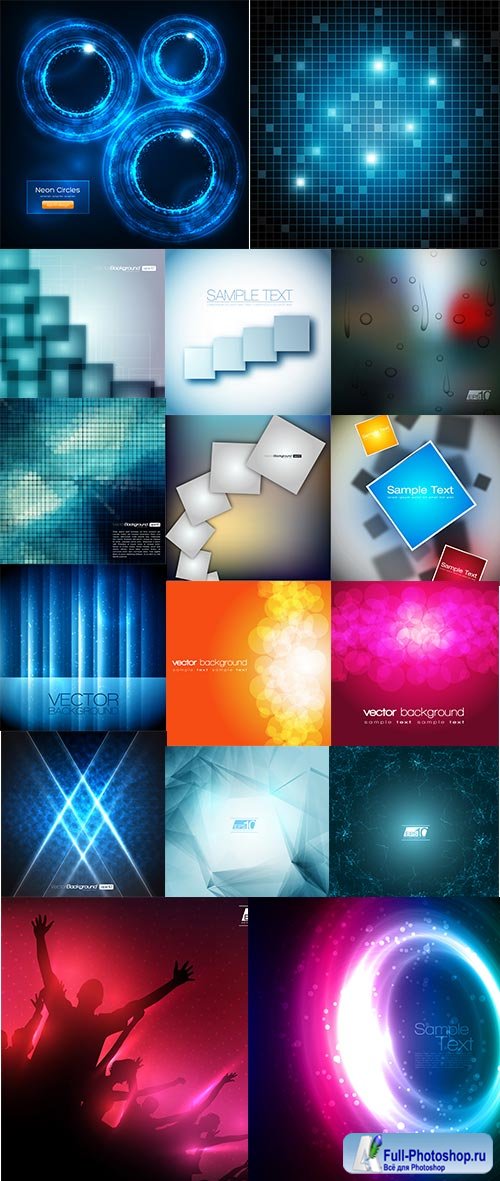 Abstract Background Collection#44 - 30 Vector