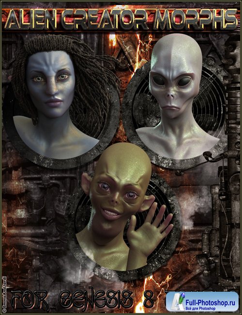 EJ Alien Creator Morphs for Genesis 8 Female(s)