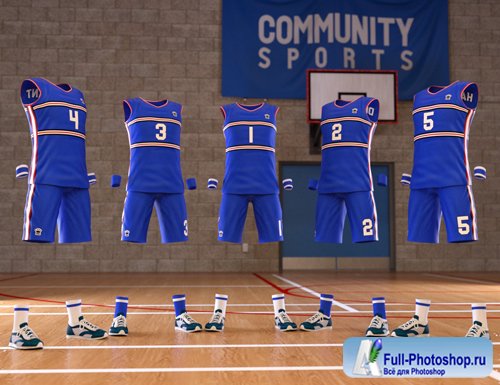 Basketball Kit for Genesis 8 Male(s)