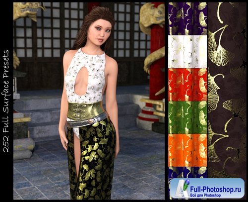 DG Iray Fabrics of Asia Shaders