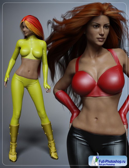 Slinky Suit 2 for Genesis 3 and 8 Female(s)