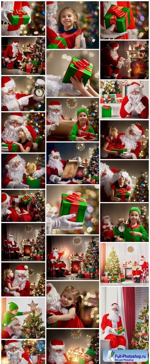 Santa Claus, Children's & New Year's Gifts 2 - 26xUHQ JPEG