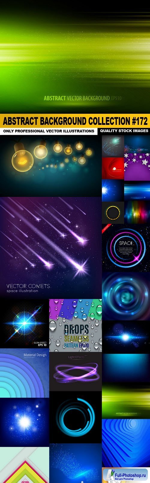 Abstract Background Collection #172 - 25 Vector