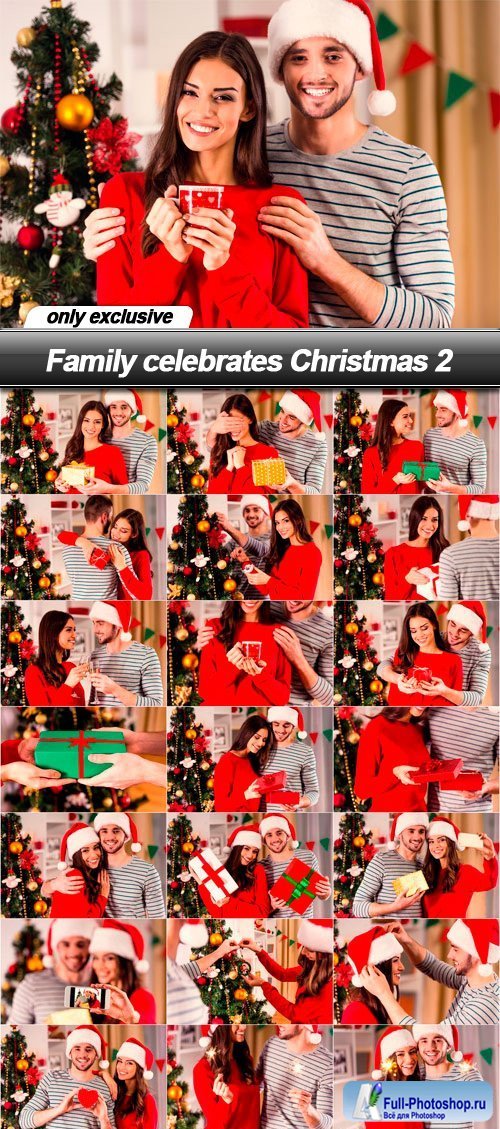 Family celebrates Christmas 2 - 25 UHQ JPEG