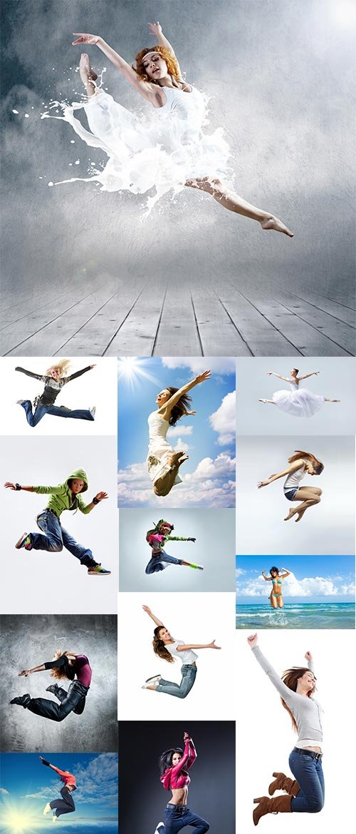 Jumping girl