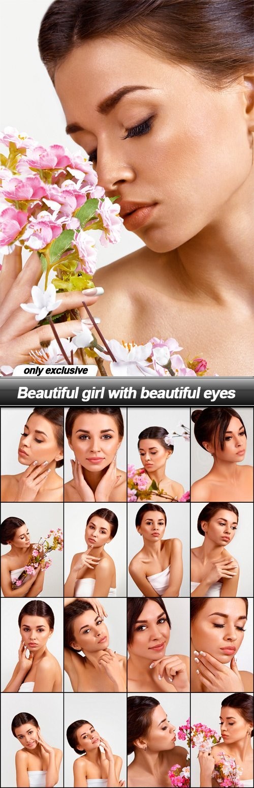 Beautiful girl with beautiful eyes - 20 UHQ JPEG