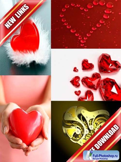 Фотосток: Сердечки и сердца ко Дню Святого Валентина №6 (рабочие ссылки, бесплатные файлообменники)