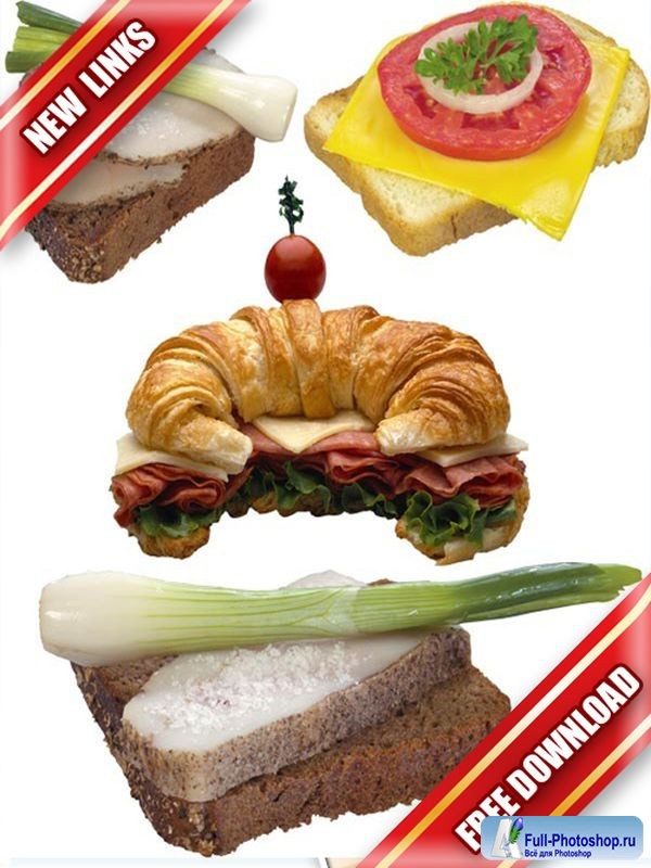 Фотосток: Бутерброды с салом и сыром (рабочие ссылки, бесплатные файлообменники)