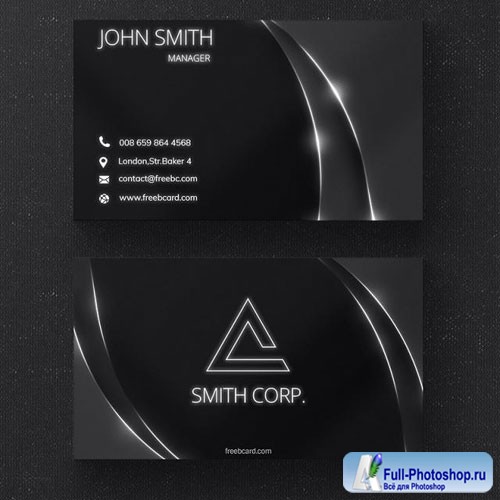 White ray - business card