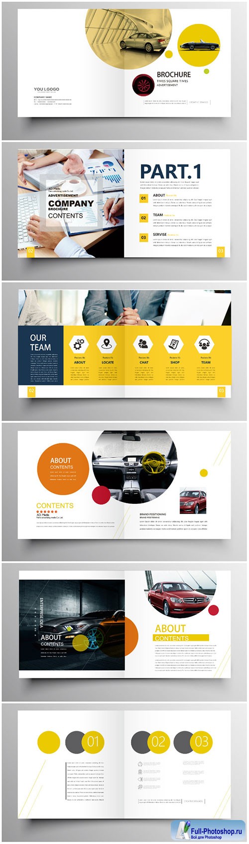 Brochure template vector layout design, corporate business annual report, magazine, flyer mockup # 188