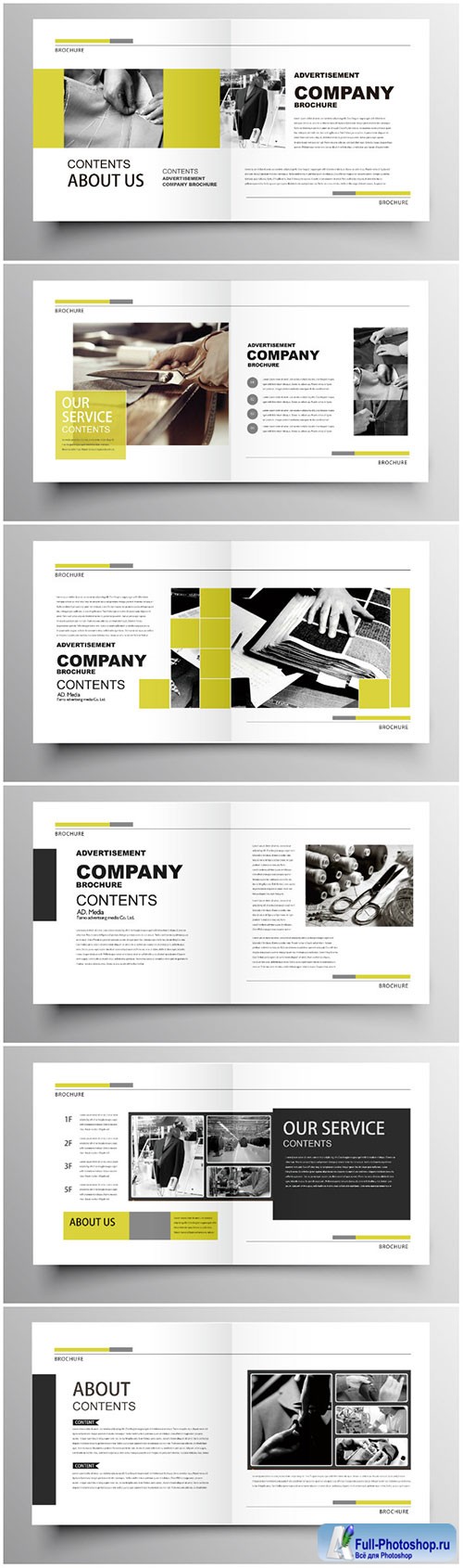 Brochure template vector layout design, corporate business annual report, magazine, flyer mockup # 189