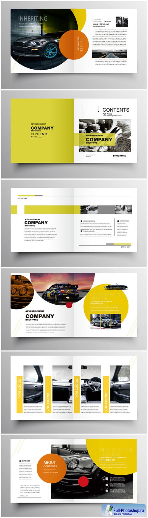 Brochure template vector layout design, corporate business annual report, magazine, flyer mockup # 193