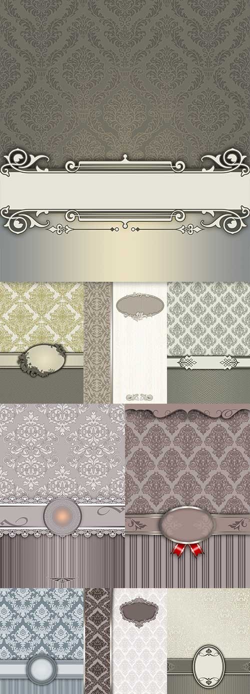 Elegant vintage style ornament decorative background