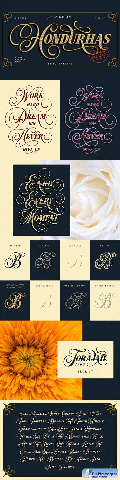 Hondurhas Vintage Script Font