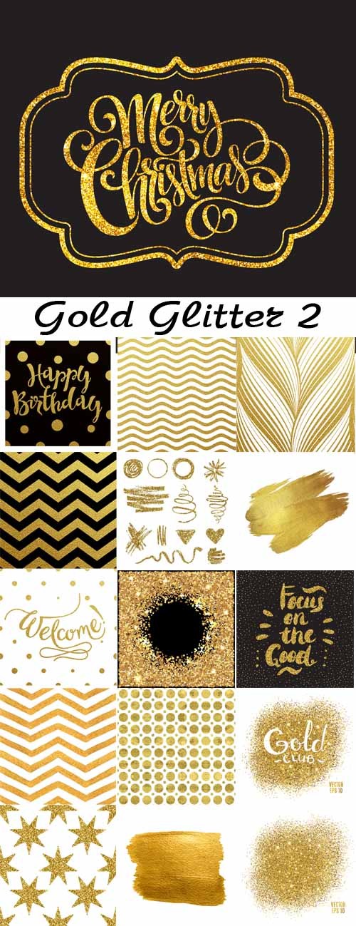 Gold Glitter 2
