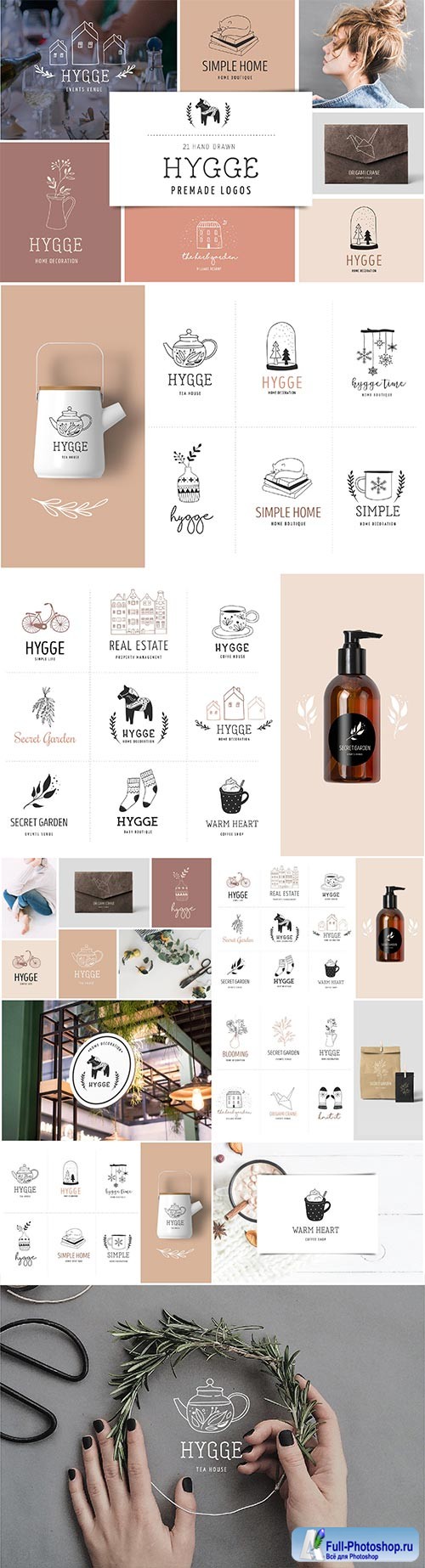 CM - Hygge - premade logo collection 2933007