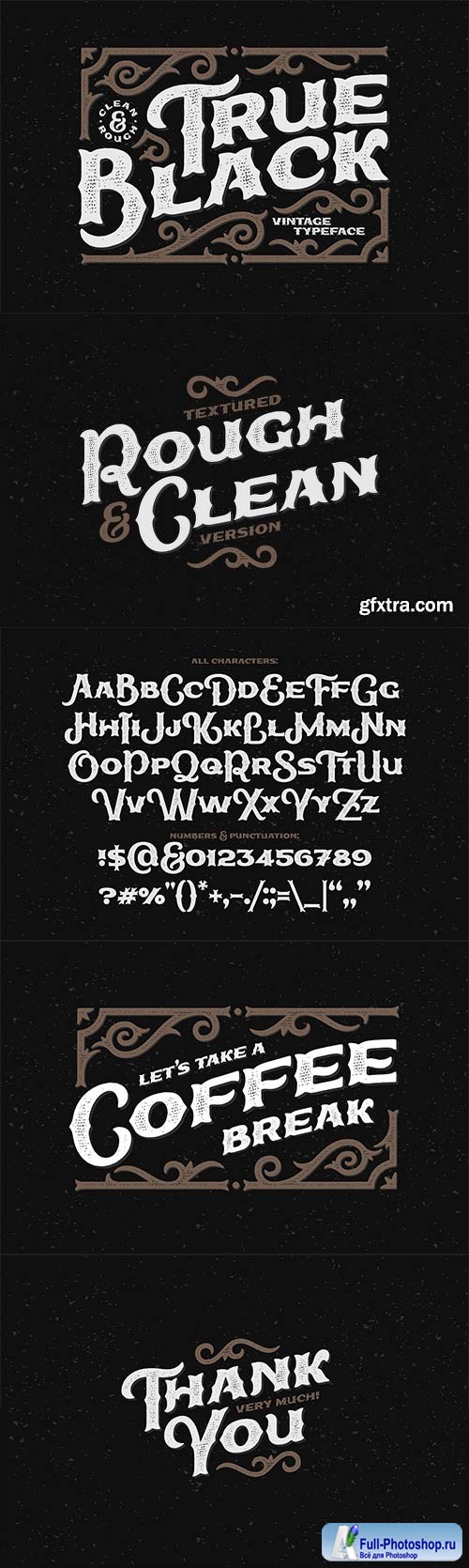 CM - True Black Typeface 2466985