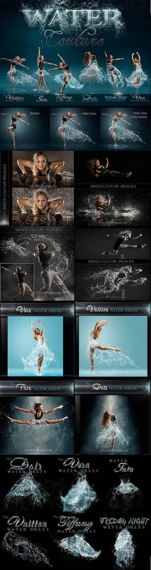 Shirk Photography - Water Couture for Photoshop