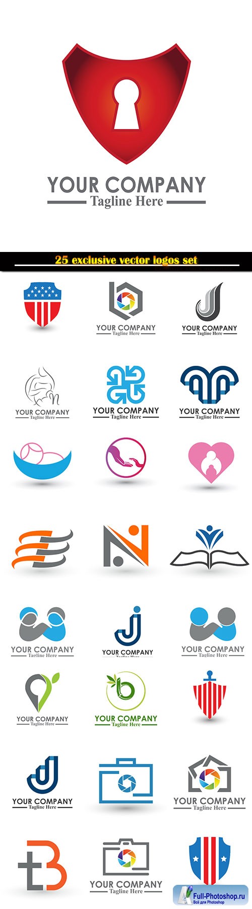 Logo business vector illustration template # 131